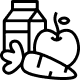 Balanced nutrition icon